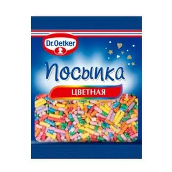 Посыпка Dr.Oetker цветные палочки 10 гр