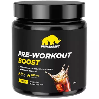 Предтренировочный комплекс Prime Kraft Pre-Workout Boost со вкусом Кола 300 гр