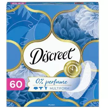 Прокладки Discreet ежедневные без парфюма 60 шт