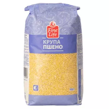 Пшено Fine Life шлифованное 900 гр