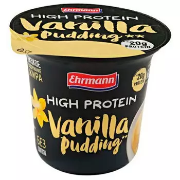 Пудинг Ehrmann Ваниль высокобелковый 1.5% БЗМЖ 200 гр