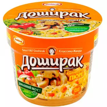 Пюре Доширак б/п грибы 40 гр