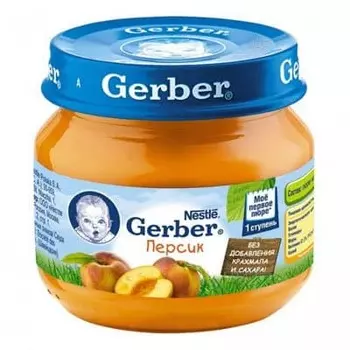 Пюре Gerber персик 80гр (4шт)