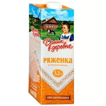 Ряженка Домик в деревне 3,2% БЗМЖ 1000 гр