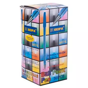 Ручка шариковая AA927 BEIFA 0,4мм 50 шт