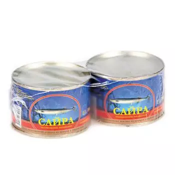 Сайра Monolith ж/б 250 гр (2 шт)