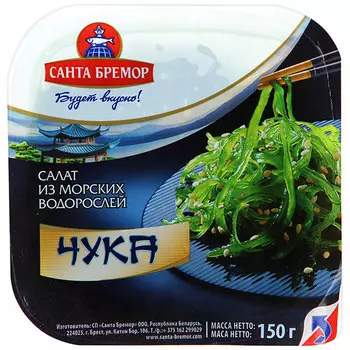 Салат Санта Бремор из морских водорослей Чука 150 гр