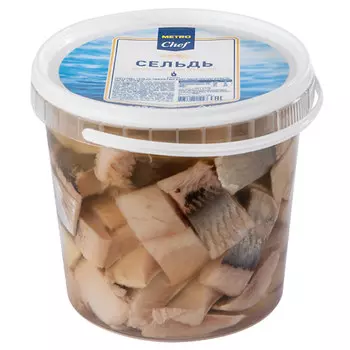 Сельдь Metro Chef филе кусочки в масле 900 гр