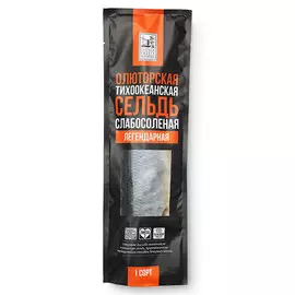 Сельдь Русская Рыбная Фактория Олюторская слабосоленая 0,3-1,3 кг