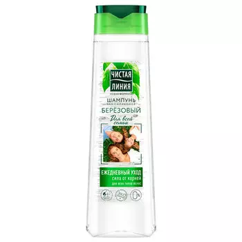 Шампунь Чистая Линия Березовый для всех типов волос 400 мл