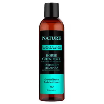 Шампунь для всех типов волос и тела Hunca Nature с экстрактом конского каштана 350 мл