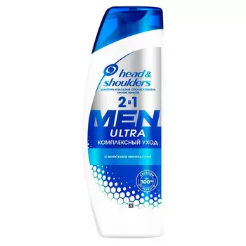 Шампунь Head &amp; Shoulders Men Ultra 2в1 Комплексный уход 400 мл.