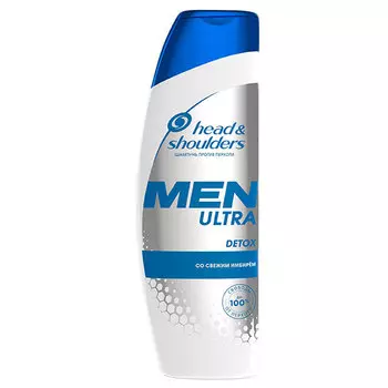 Шампунь Head &amp; Shoulders Men Ultra DETOX имбирная свежесть 360 мл.