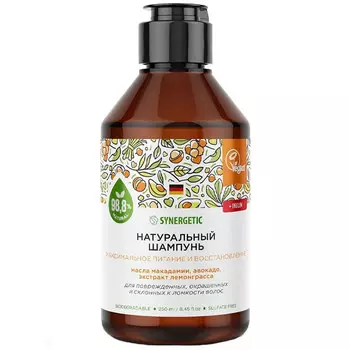 Шампунь Synergetic Максимальное питание для окрашенных волос бессульфатный 250 мл
