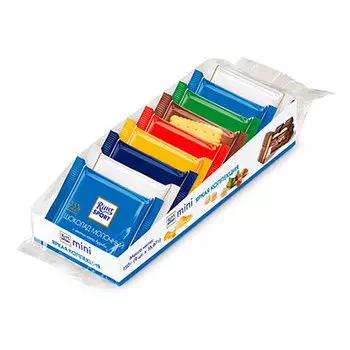 Шоколад Ritter Sport Яркая коллекция мини 7 вкусов 150 гр