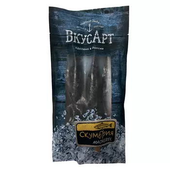 Скумбрия Вкусарт неразделанная свежемороженная 0,3-0,5 кг