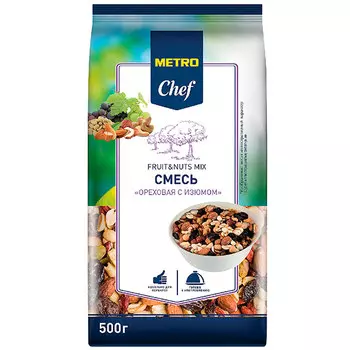 Смесь Metro Chef Ореховая с изюмом 500 гр
