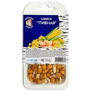Смесь орехов и кукурузы Пивная Аленкин Туесок 95 гр