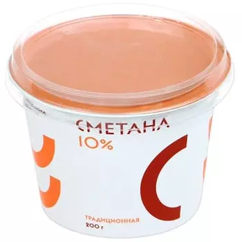 Сметана Братья Чебурашкины 10% БЗМЖ 200 гр