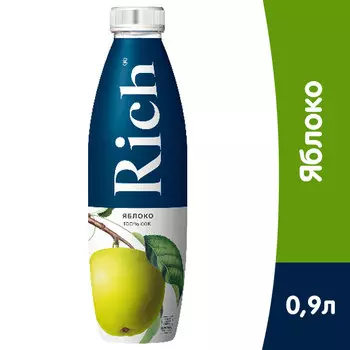 Сок Rich яблоко 0,9 литра
