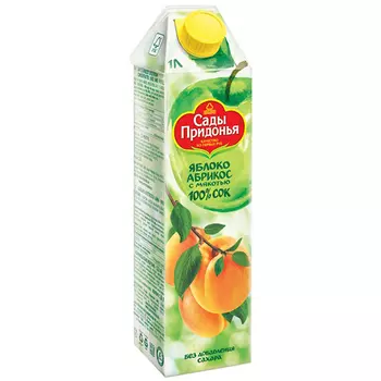Сок Сады Придонья яблоко-абрикос 1 литр