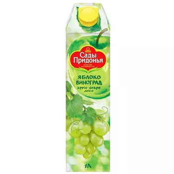 Сок Сады Придонья яблоко-виноград 1 литр