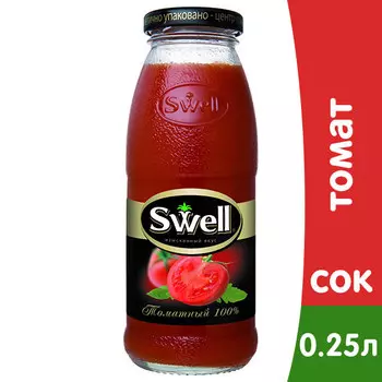 Томатный сок Swell / Свелл 0,25 литра, 8 шт. в уп.
