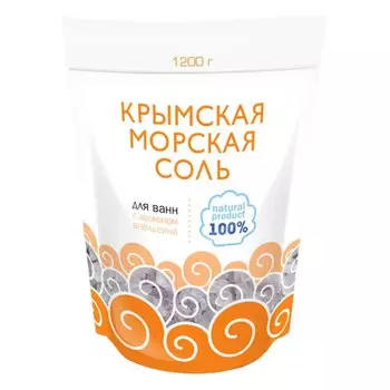 Соль для ванн Крымская апельсин 1200 г