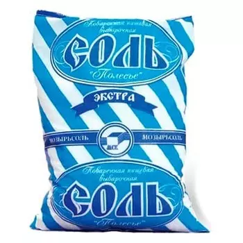 Соль Полесье экстра 1 кг