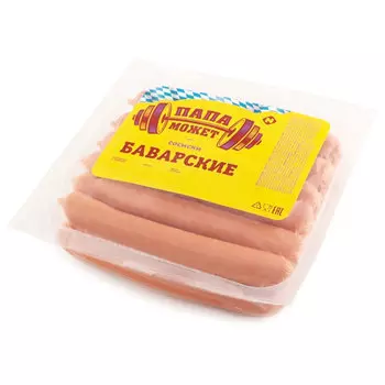 Сосиски Папа может Баварские 450 гр