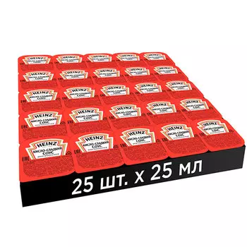 Соус Heinz кисло-сладкий 25 шт x 25 мл