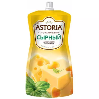 Соус майонезный Astoria Сырный 42% 233 гр