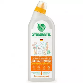 Средство для чистки Синергетик (SYNERGETIC) для сантехники грейпфрут и апельсин 0,7 л