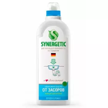 Средство для чистки труб от засоров Synergetic 1 литр