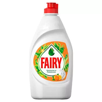 Средство для мытья посуды Fairy апельсин и лимонник 450 мл.