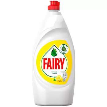 Средство для мытья посуды Fairy сочный лимон 900 мл