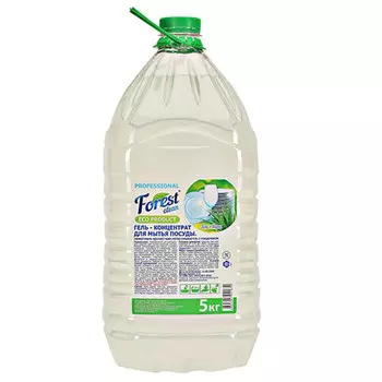 Средство для мытья посуды Forest clean концентрированное алоэ вера 5 литров
