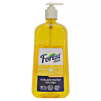 Средство для мытья посуды Forest clean сочный лимон 1 литр
