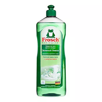 Средство для мытья посуды Frosch зелёный лимон 1 литр