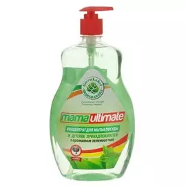 Средство для мытья посуды Mama Ultimate зеленый чай 1л.