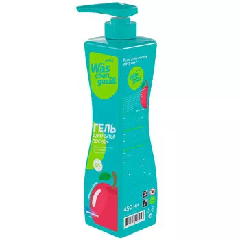 Средство для мытья посуды More Choice Was chen gusaS Яблоко 450 мл