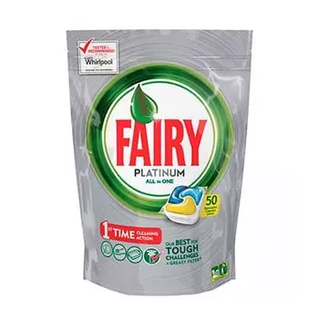 Средство для посудомоечных машин Fairy Platinum Original All In One 50 капсул