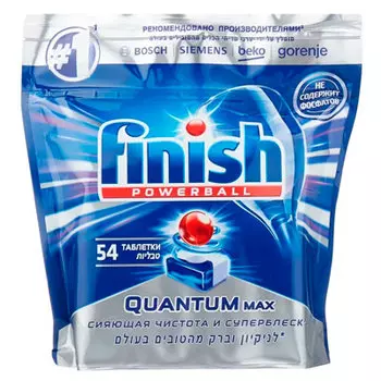 Средство для посудомоечных машин Finish Quantum антижир 54 таблетки