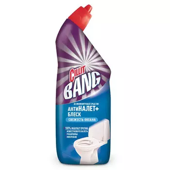Средство дезинфицирующее для туалета Cillit BANG АнтиНалет+Блеск Свежесть океана 750 мл