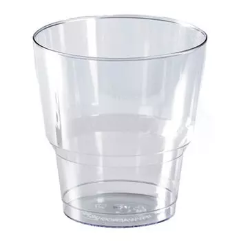 Стакан прозрачный кристалл одноразовый 0,2 литра 50 шт. в уп.
