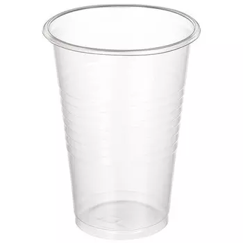 Стакан прозрачный одноразовый 0,2 литра, 3,1 гр, 100 шт. в уп.