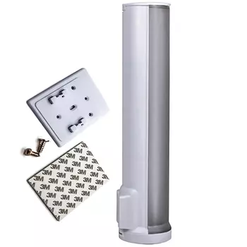 Стаканодержатель Aqua Work NF-1 100ст, на шурупах, белый