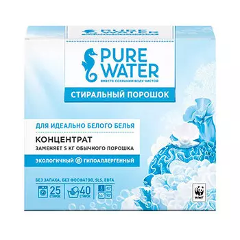 Стиральный порошок Pure Water для белого белья 800 гр