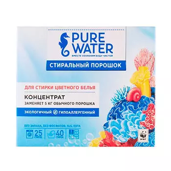 Стиральный порошок Pure Water для цветного белья 800 гр
