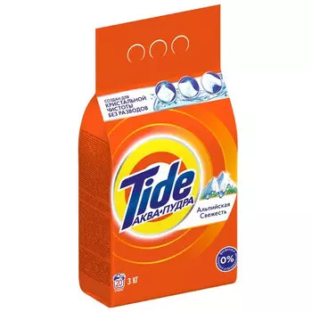 Стиральный порошок Tide Color автомат Аква-пудра Альпийская Свежесть 3 кг